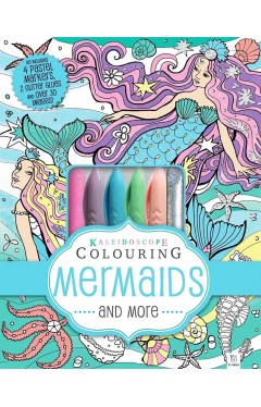 Kaleidoscope Pastel Colouring Kit: Mermaids and More